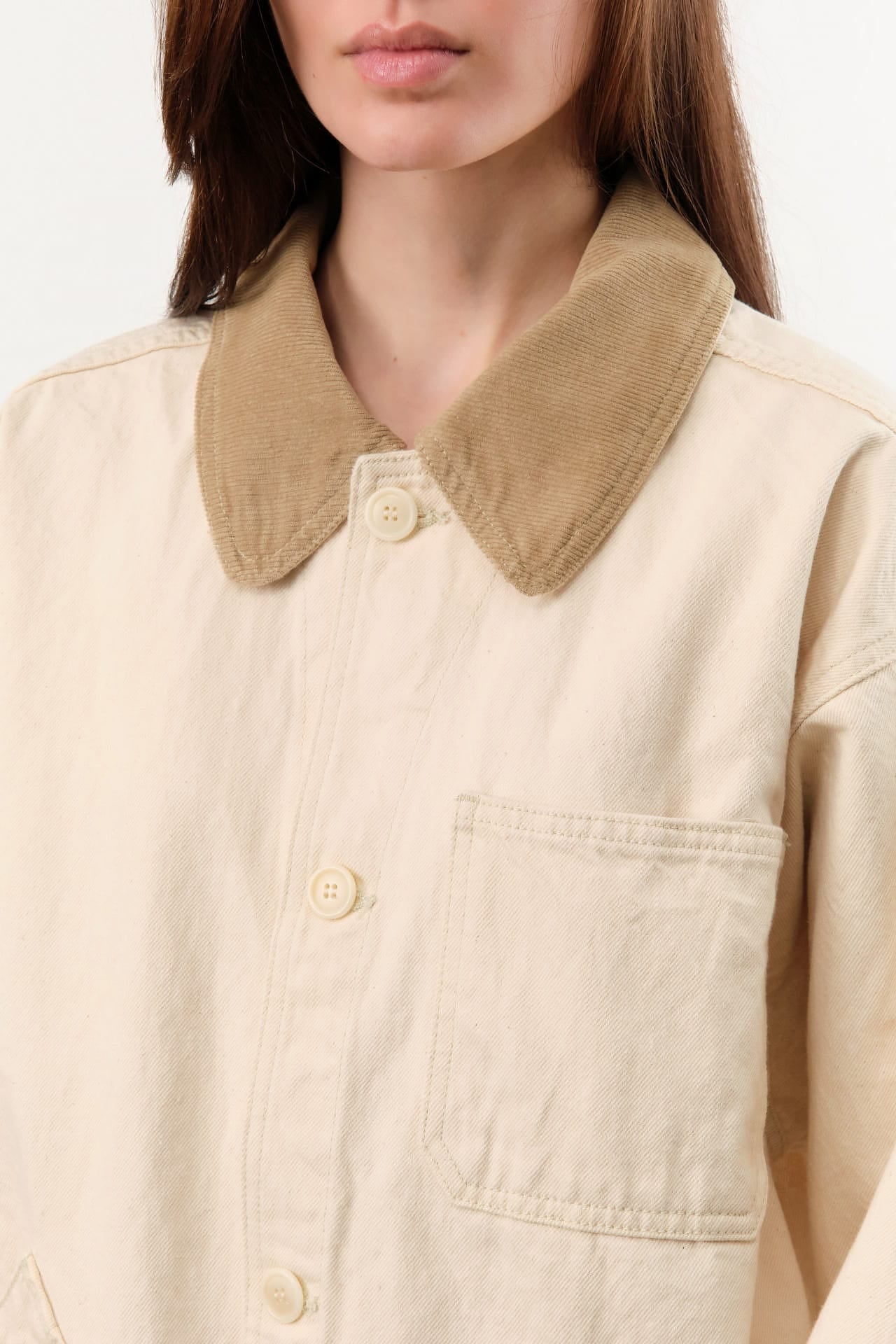 Shaina Mote Apparel Womens Outerwear Painter Coat Denim
