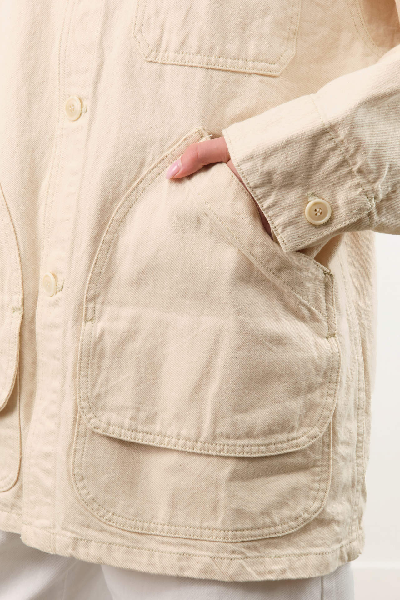 Shaina Mote Apparel Womens Outerwear Painter Coat Denim