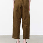 Dark Olive Green High Waisted Painter Pant by Shaina Mote Designer Brand 