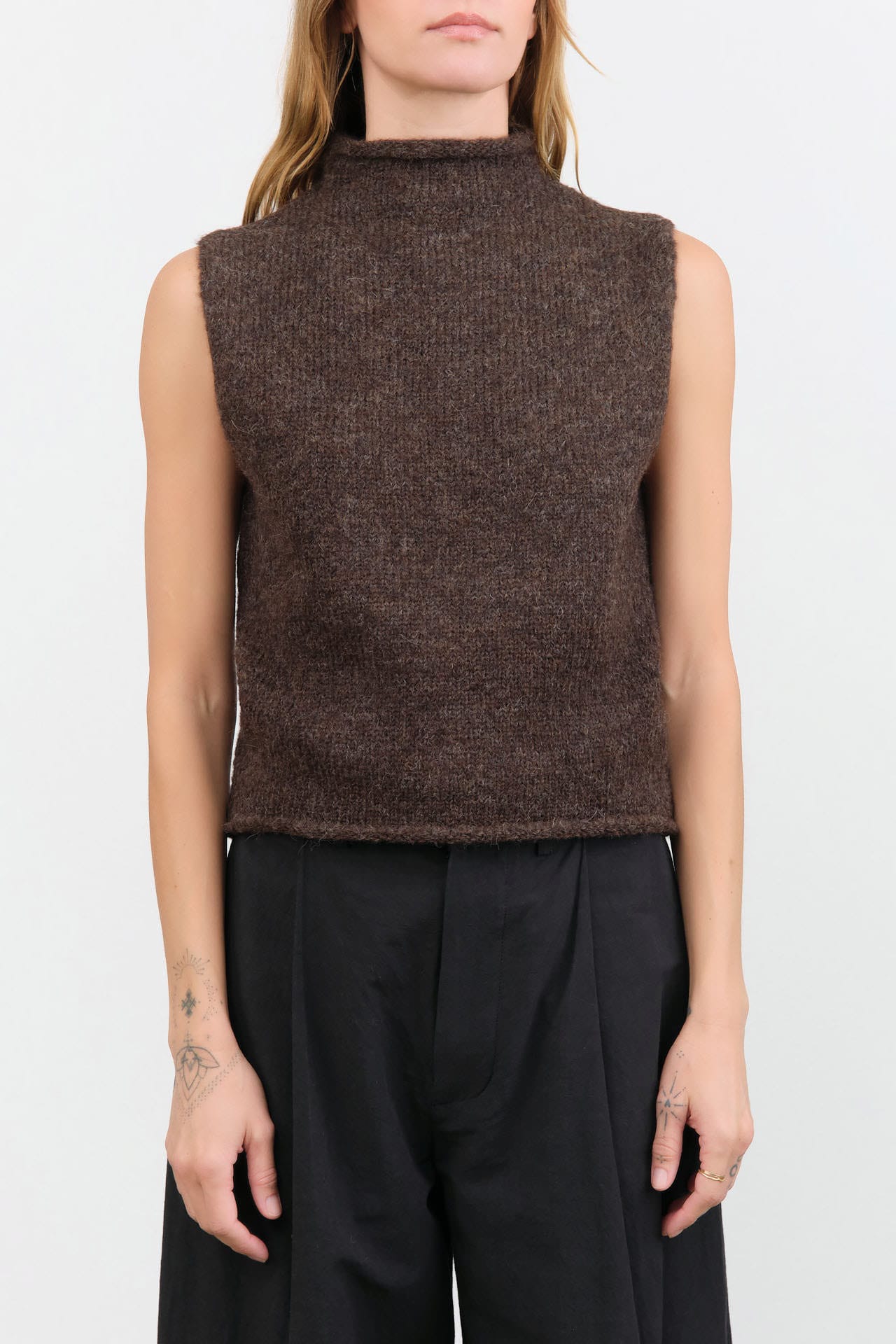 Shaina Mote Apparel Womens Sweaters Roll Vest