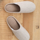 ABE Sangyo Accessories Slippers Shetland Wool Lined House Shoe in Beige