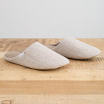 ABE Sangyo Accessories Slippers Shetland Wool Lined House Shoe in Beige Beige / Medium