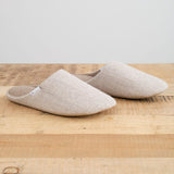 ABE Sangyo Accessories Slippers Shetland Wool Lined House Shoe in Beige Beige / Medium