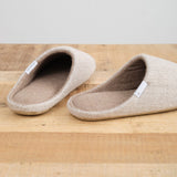 ABE Sangyo Accessories Slippers Shetland Wool Lined House Shoe in Beige