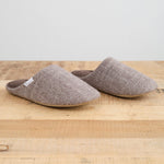 ABE Sangyo Accessories Slippers Shetland Wool Lined House Shoe in Brown Brown / Medium