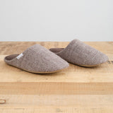 ABE Sangyo Accessories Slippers Shetland Wool Lined House Shoe in Brown Brown / Medium
