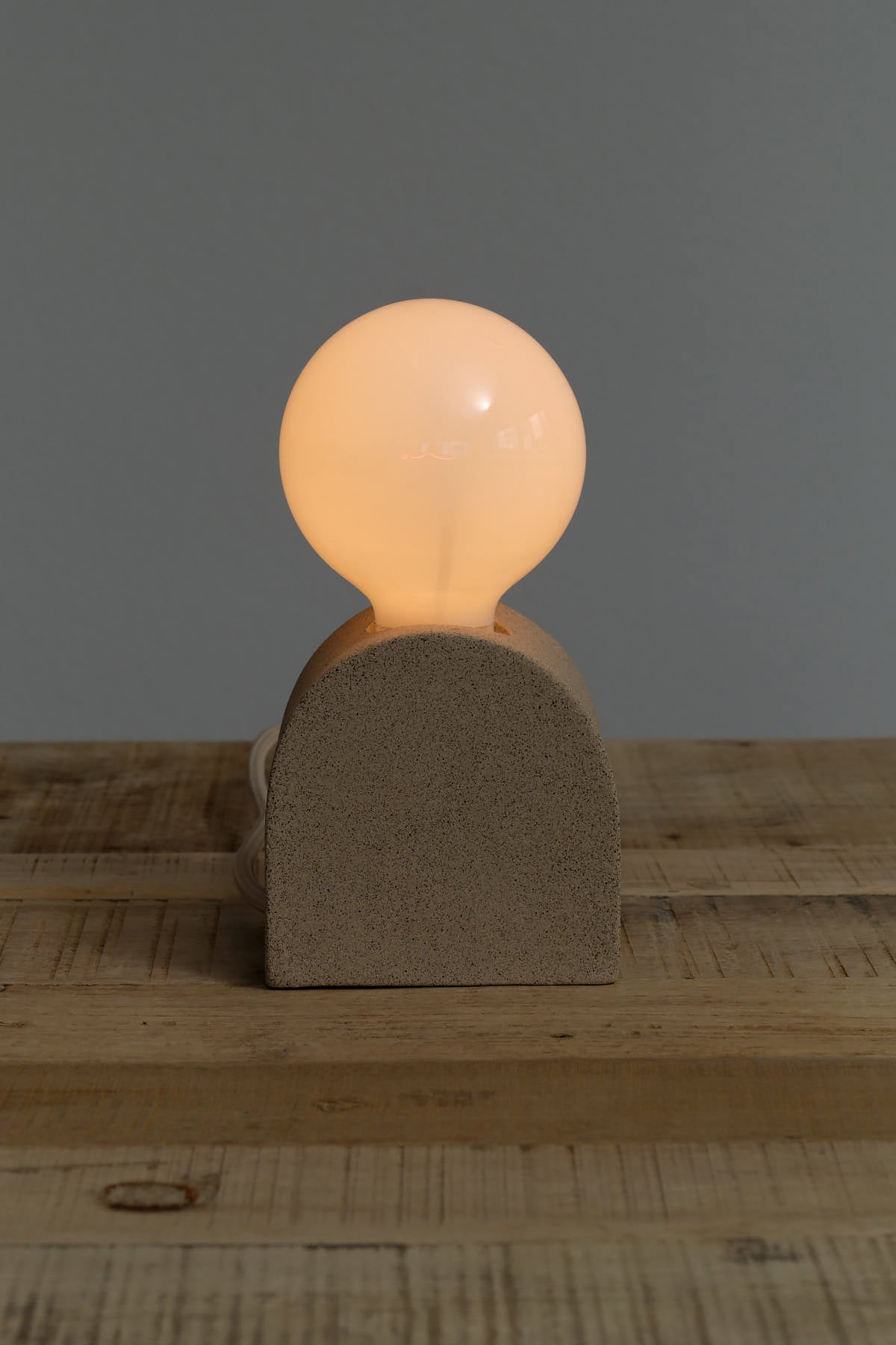 Mima Table Lamp by SIN in Sand