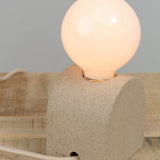 Virginia SIN Little Round Mima Table Lamp in Light Speckled Sand