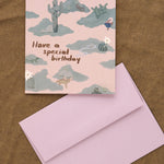 Cowboy Birthday Card with envelope