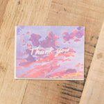 Small Adventure Craft Stationery Thank You Evening Sky Card