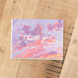 Small Adventure Craft Stationery Thank You Evening Sky Card