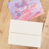 Small Adventure Craft Stationery Thank You Evening Sky Card