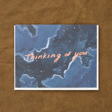 Thinking of You Night Sky Card