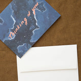 Thinking of You Night Sky Card with envelope