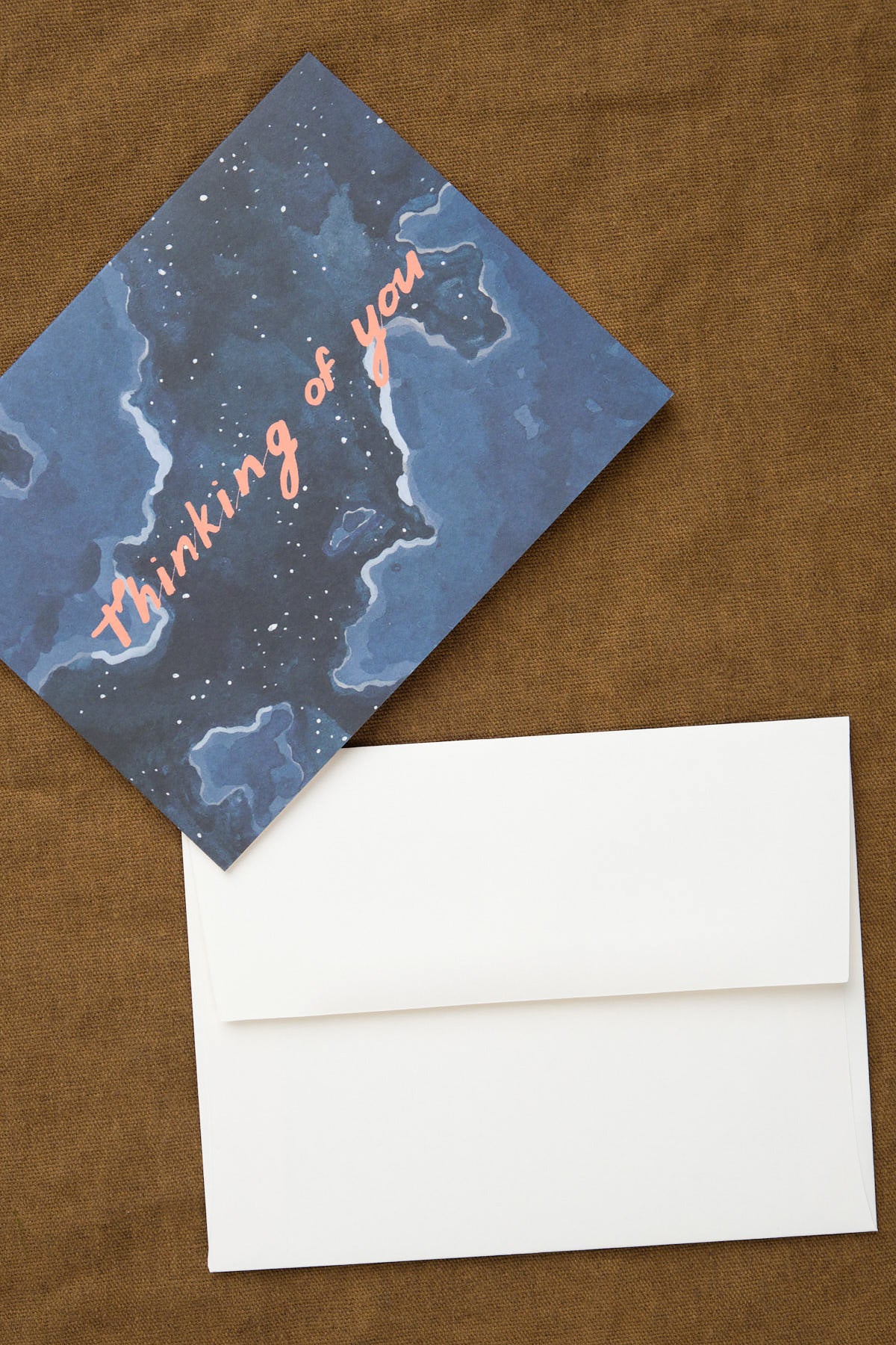 Thinking of You Night Sky Card with envelope
