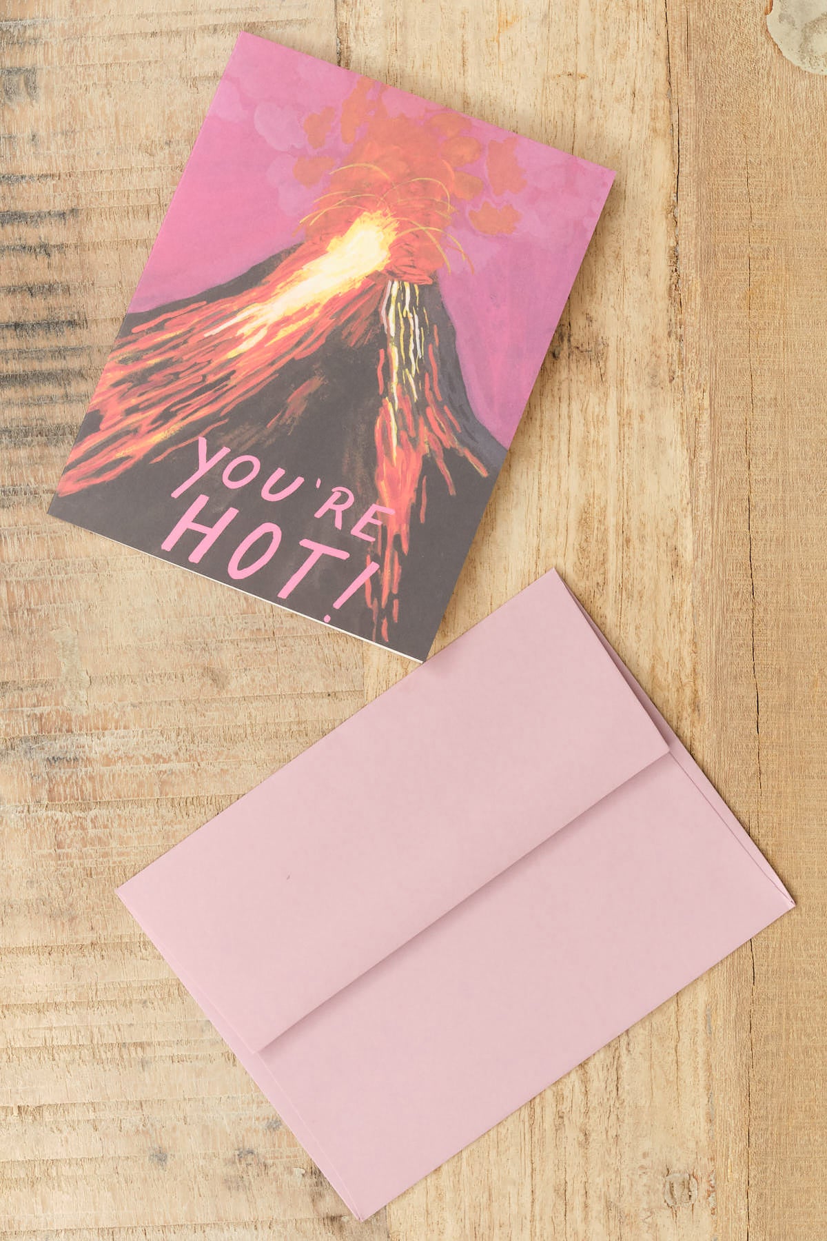 Volcanos Are Hot Card by Small Adventure