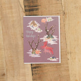 Small Adventure Craft Stationery Winter Toile Card