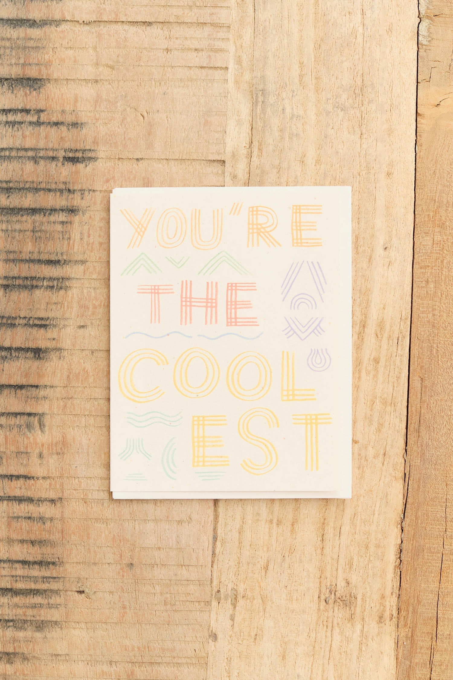 Small Adventure Craft Stationery You're the Coolest Card