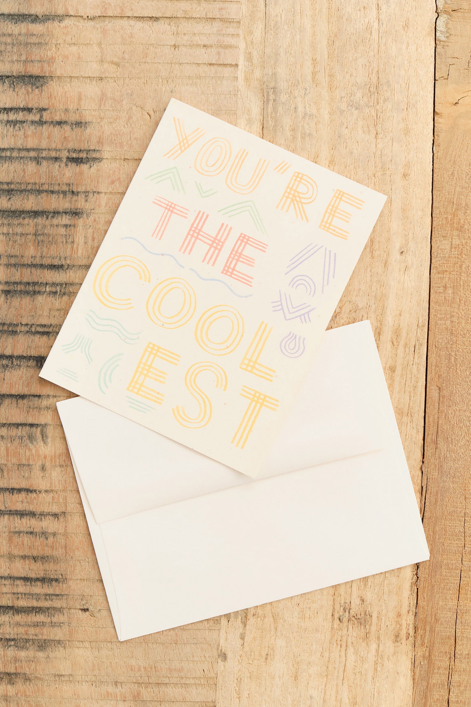 Small Adventure Craft Stationery You're the Coolest Card