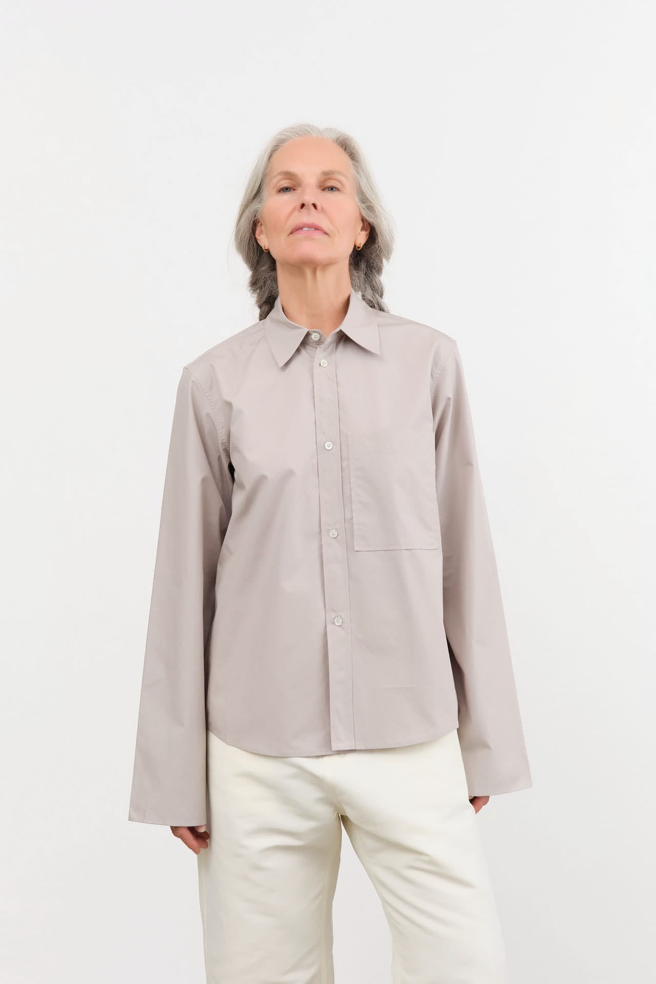 Sofie D'Hoore Apparel Womens Blouses Belone Short Button Down Shirt