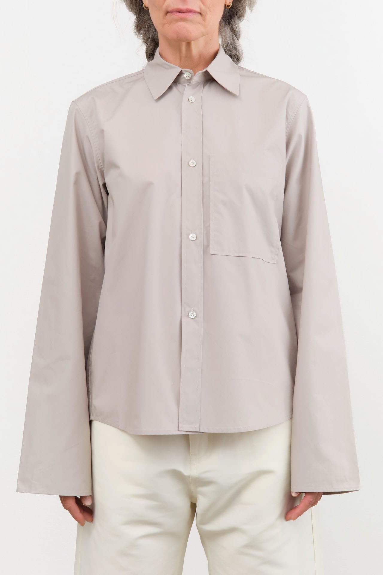 Sofie D'Hoore Apparel Womens Blouses Belone Short Button Down Shirt