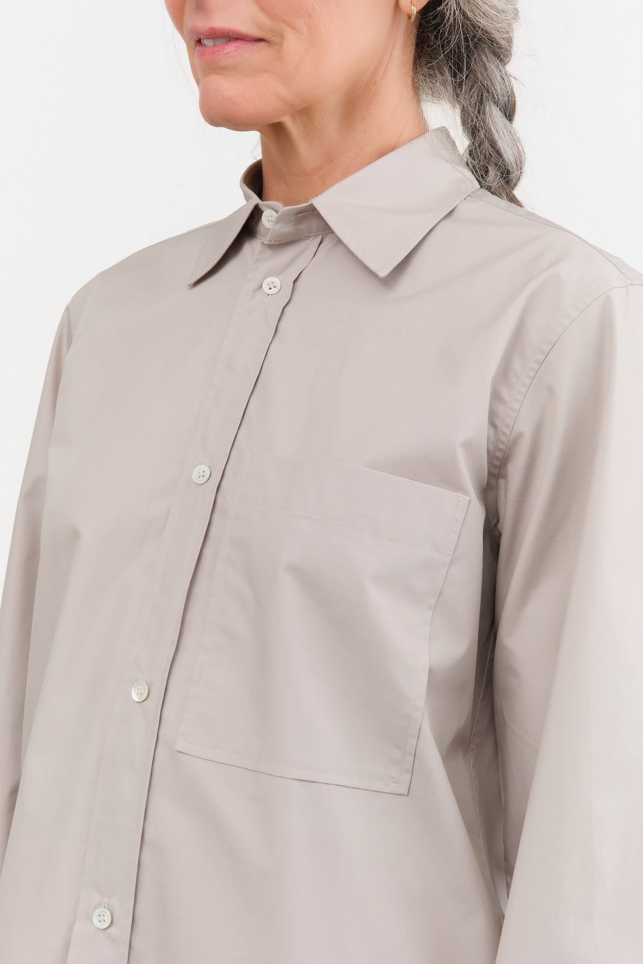 Sofie D'Hoore Apparel Womens Blouses Belone Short Button Down Shirt
