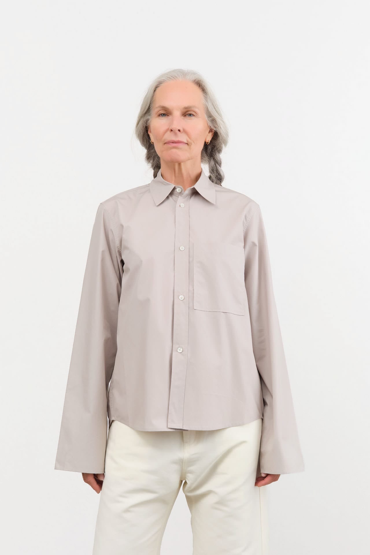 Sofie D'Hoore Apparel Womens Blouses Belone Short Button Down Shirt