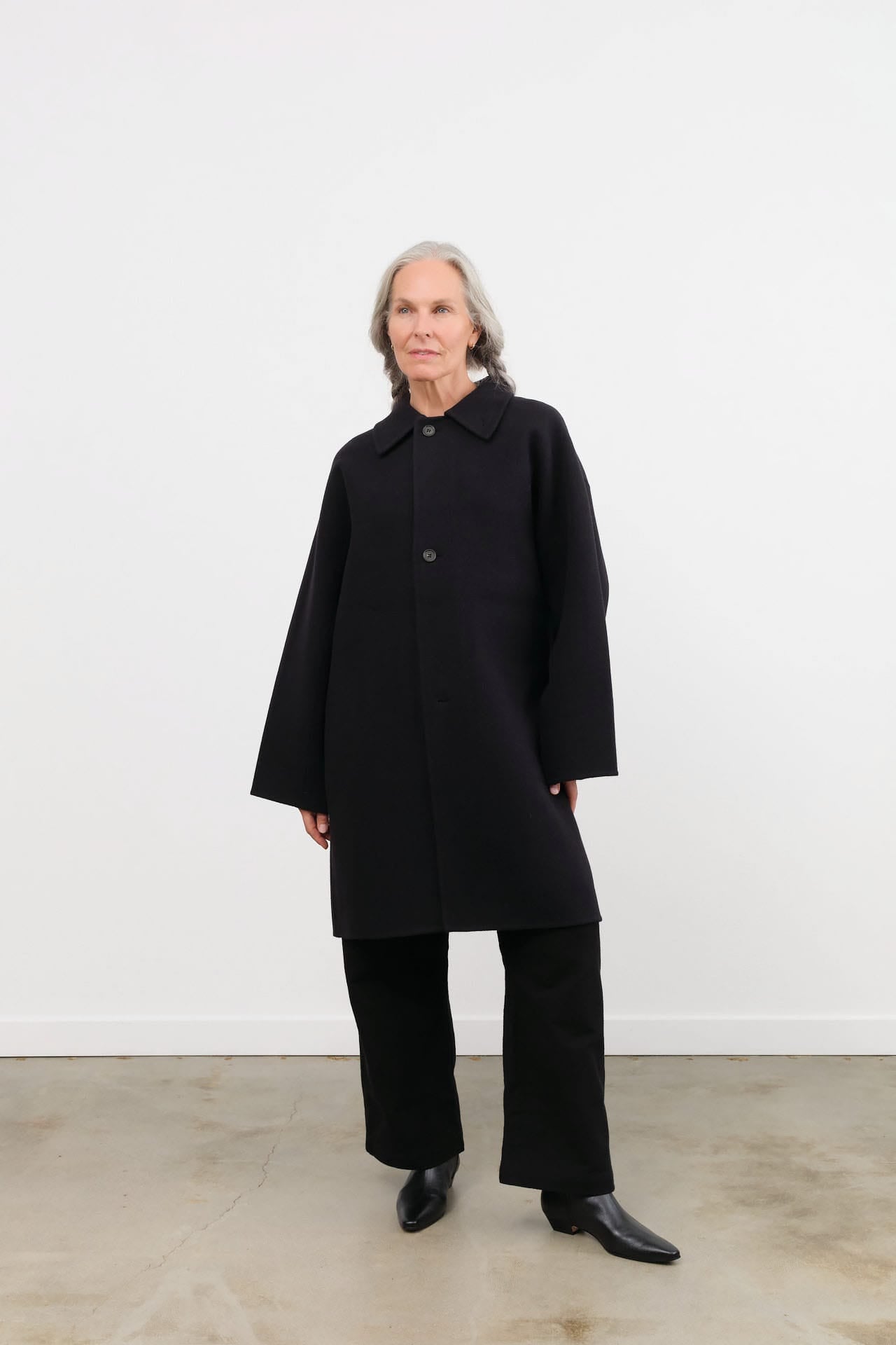 Sofie D'Hoore Apparel Womens Jackets Carmine Long Jacket in Midnight