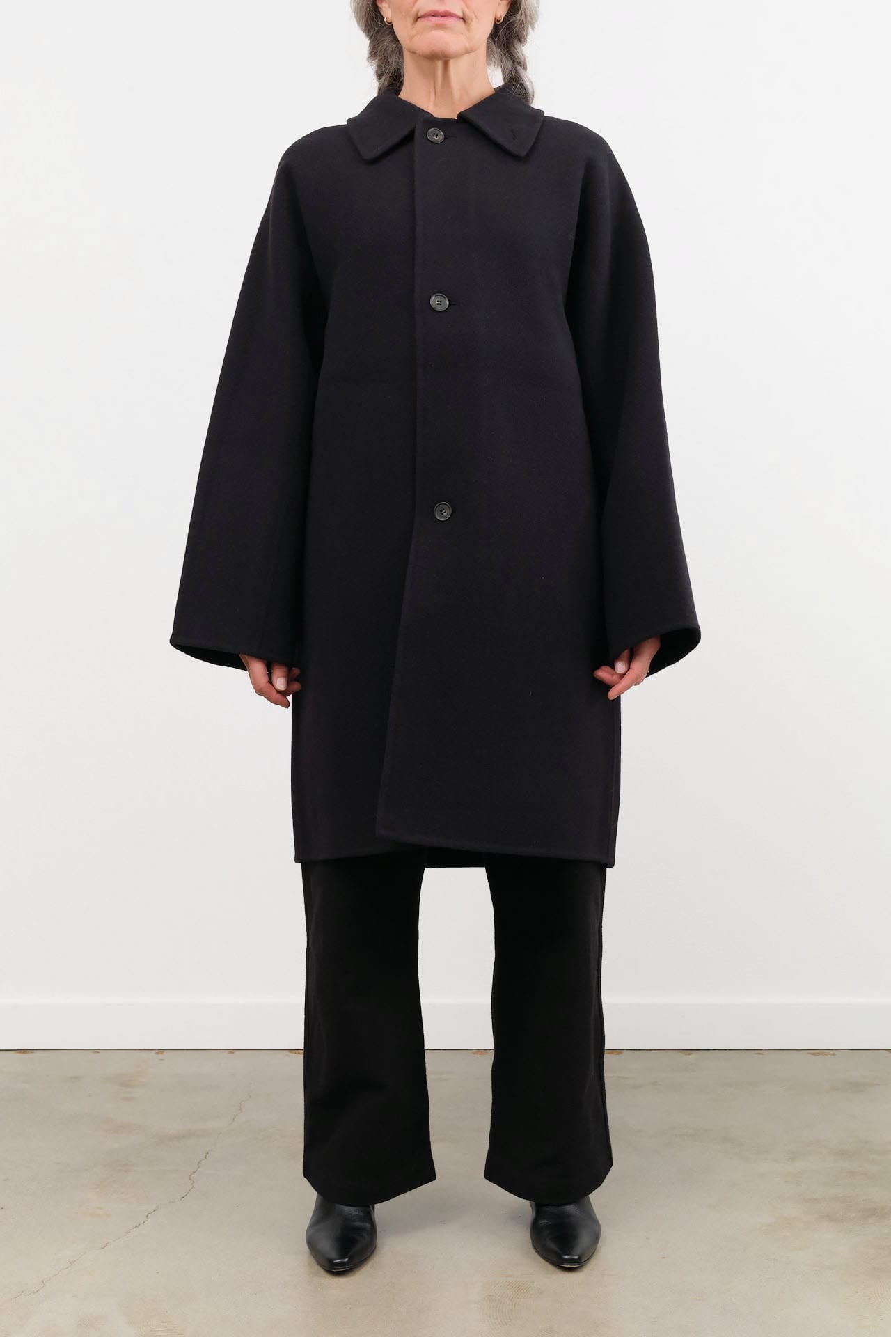 Sofie D'Hoore Apparel Womens Jackets Carmine Long Jacket in Midnight