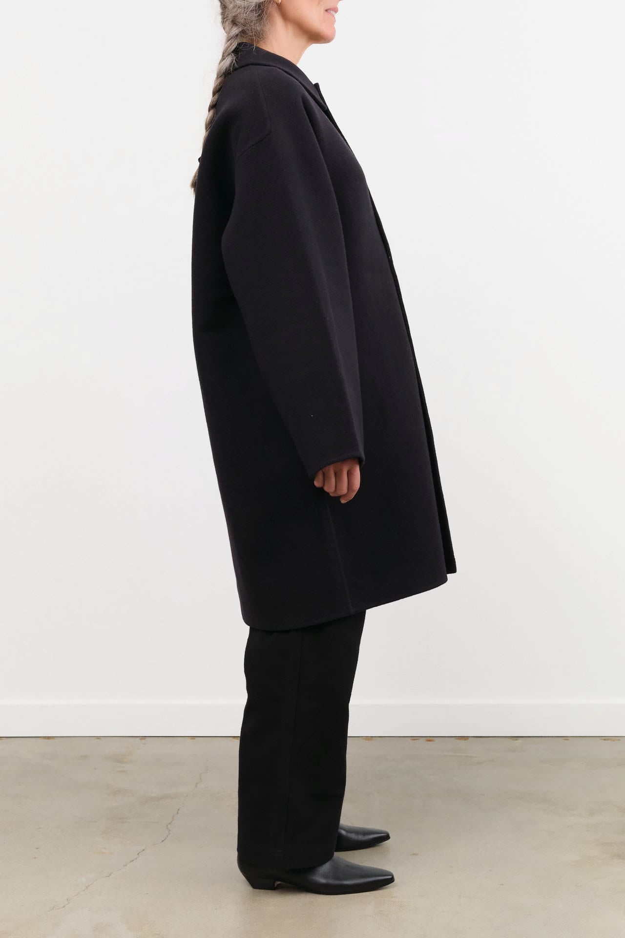 Sofie D'Hoore Apparel Womens Jackets Carmine Long Jacket in Midnight