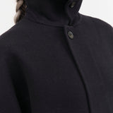 Sofie D'Hoore Apparel Womens Jackets Carmine Long Jacket in Midnight