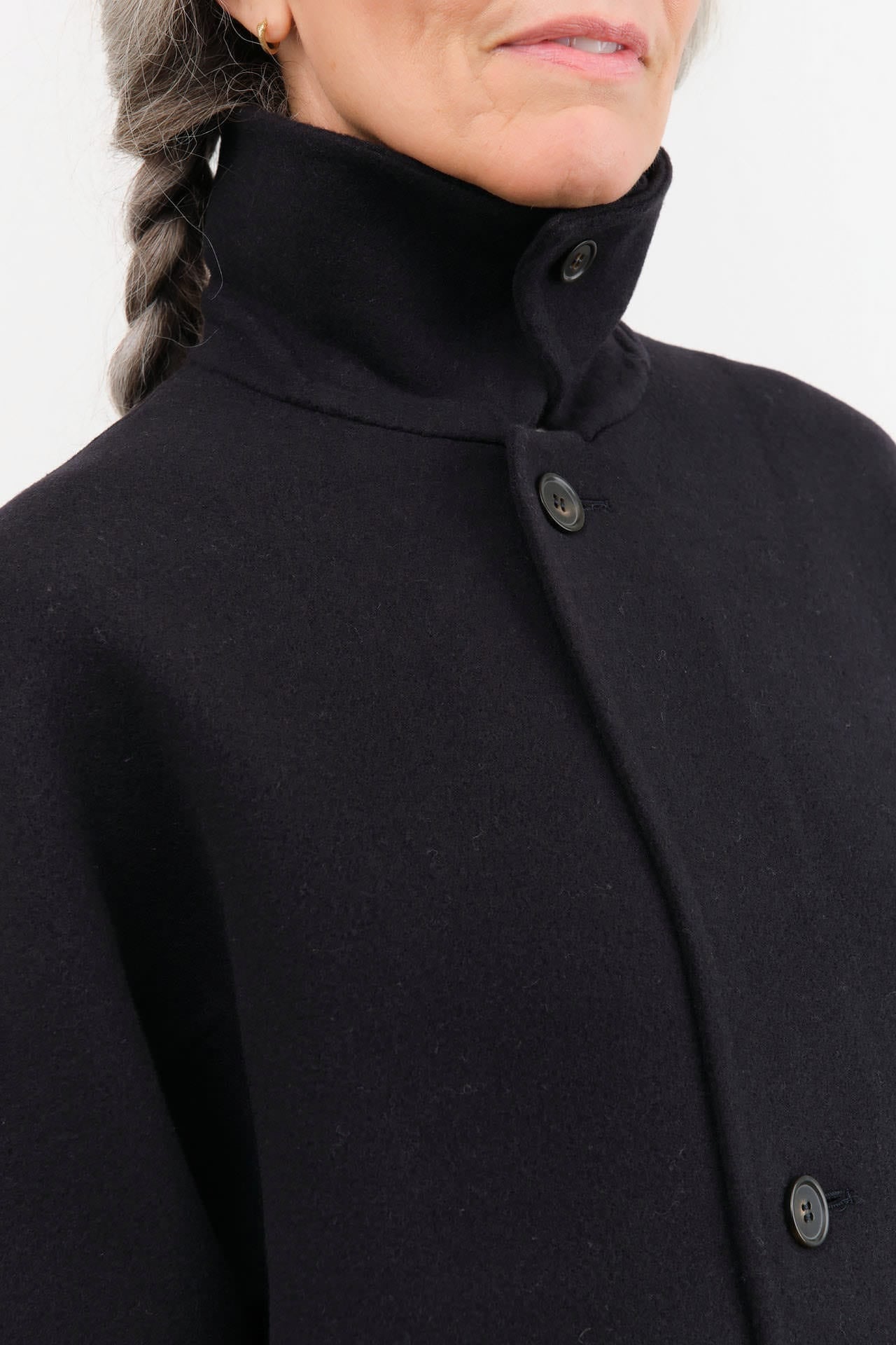 Sofie D'Hoore Apparel Womens Jackets Carmine Long Jacket in Midnight