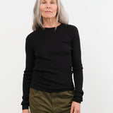 Sofie D'Hoore Apparel Womens Sweaters Minerva Rib Pullover in Black