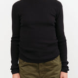 Sofie D'Hoore Apparel Womens Sweaters Minerva Rib Pullover in Black
