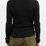Sofie D'Hoore Apparel Womens Sweaters Minerva Rib Pullover in Black