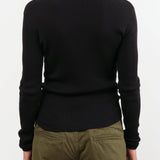 Sofie D'Hoore Apparel Womens Sweaters Minerva Rib Pullover in Black