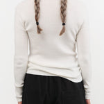 Sofie D'Hoore Apparel Womens Sweaters Minerva Rib Pullover in Off-White