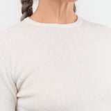 Sofie D'Hoore Apparel Womens Sweaters Minerva Rib Pullover in Off-White
