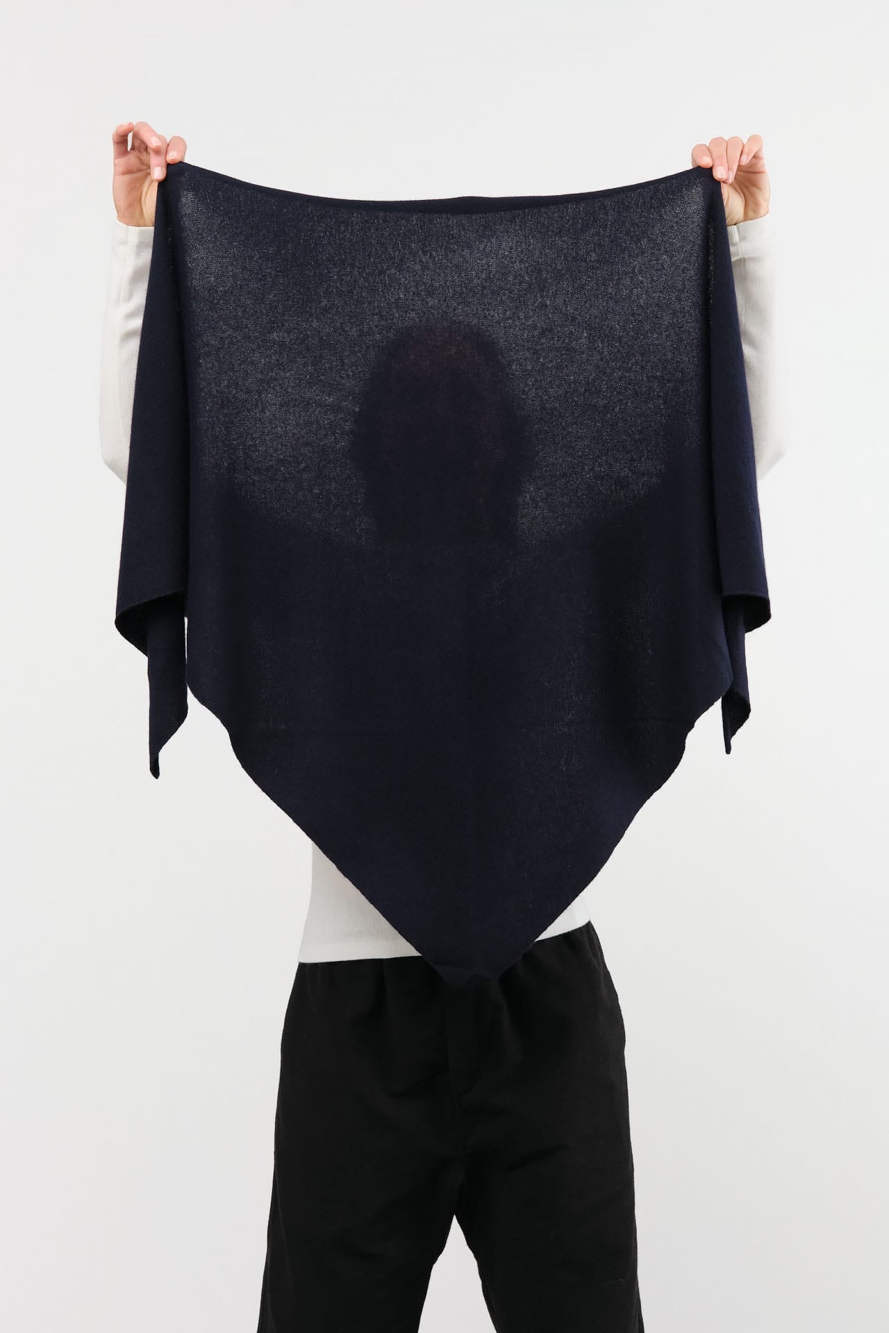 Sofie D'Hoore Accessories Scarves Monk Triangular Scarf Midnight