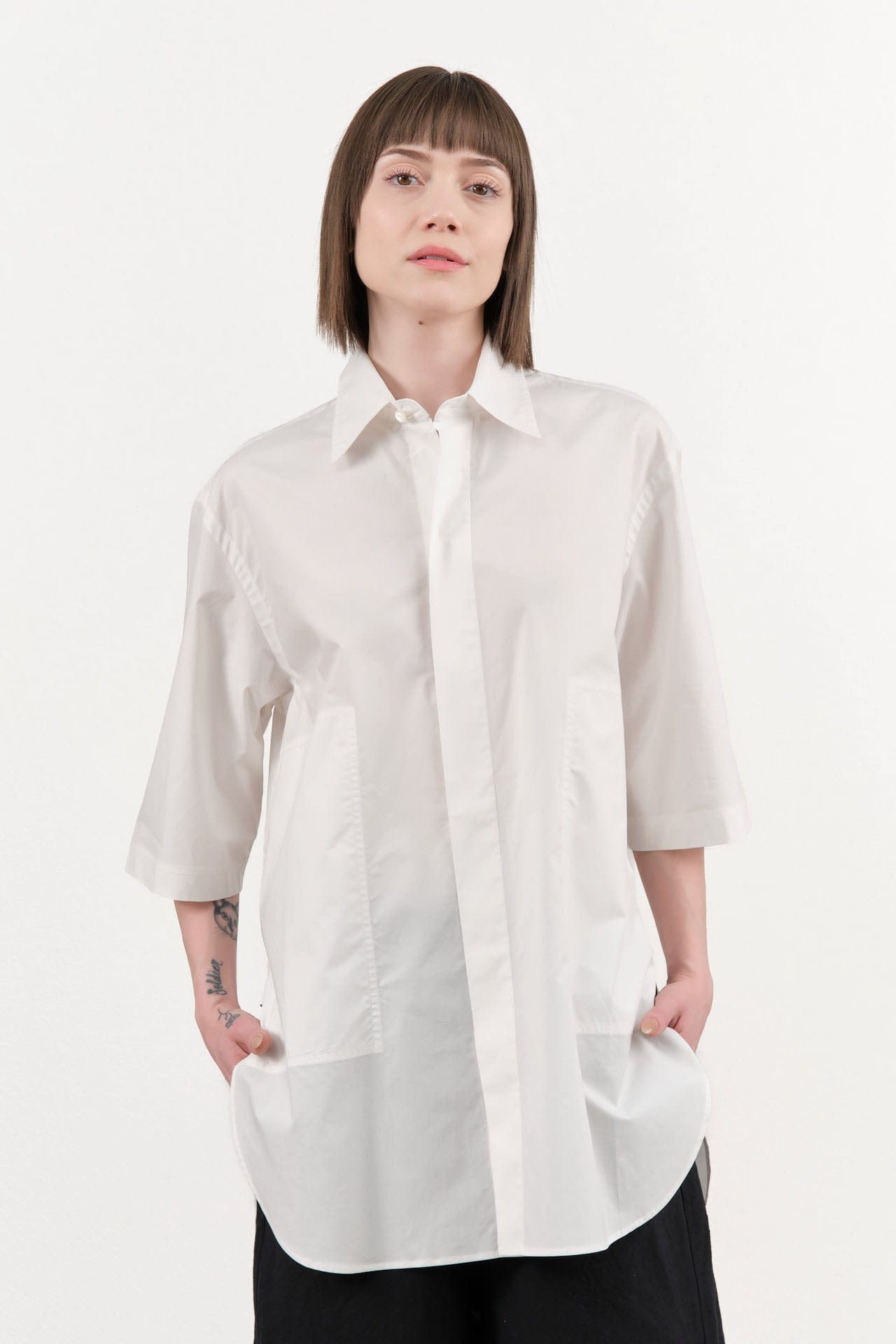 Sofie D'Hoore Apparel Womens Blouses Bodhi Short Sleeve Shirt