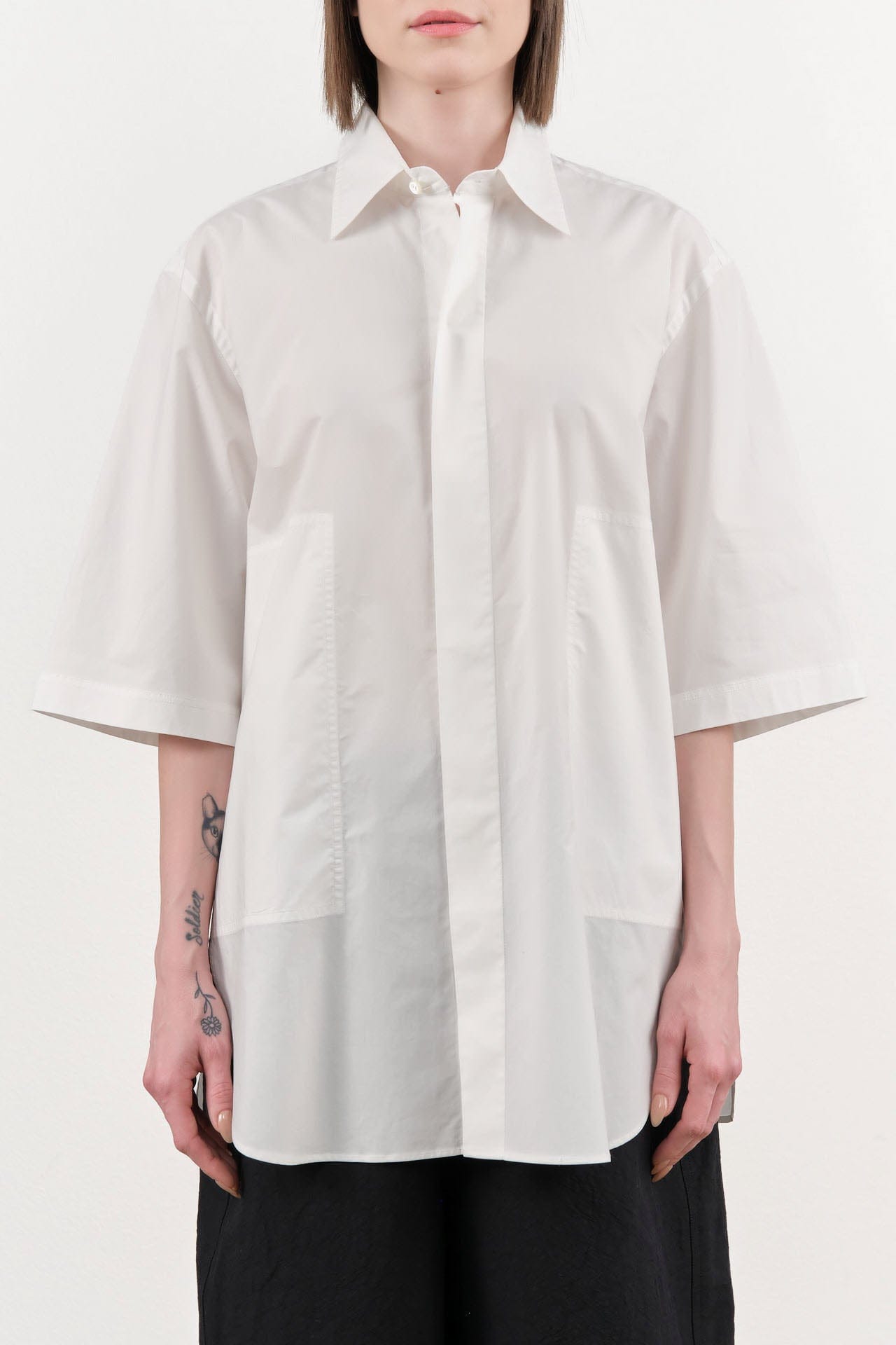 Sofie D'Hoore Apparel Womens Blouses Bodhi Short Sleeve Shirt