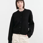 Studio Nicholson Apparel Womens Sweaters Arvine Crew Neck Cardigan