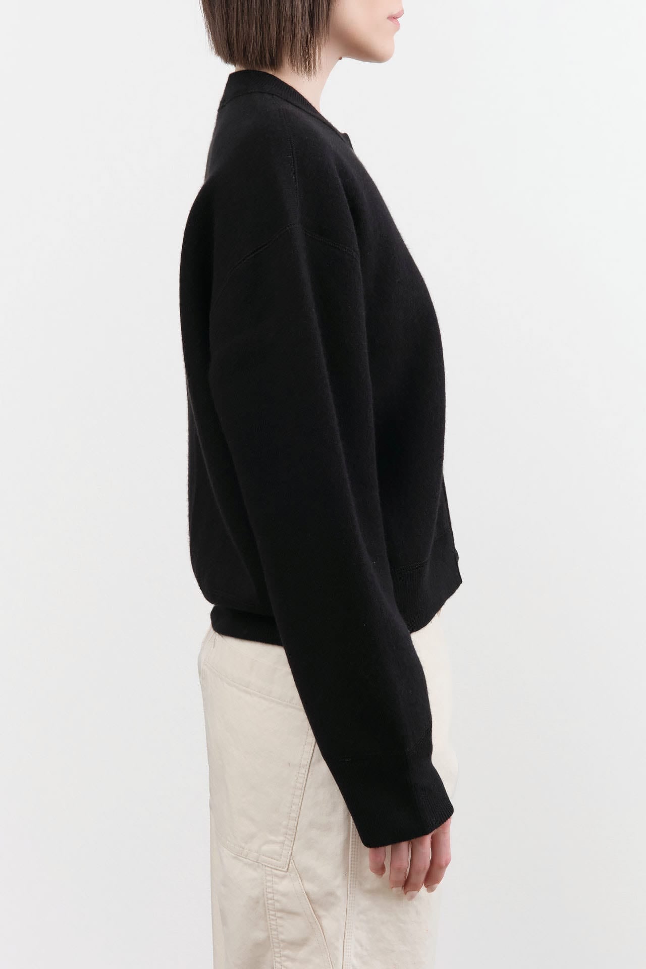 Studio Nicholson Apparel Womens Sweaters Arvine Crew Neck Cardigan