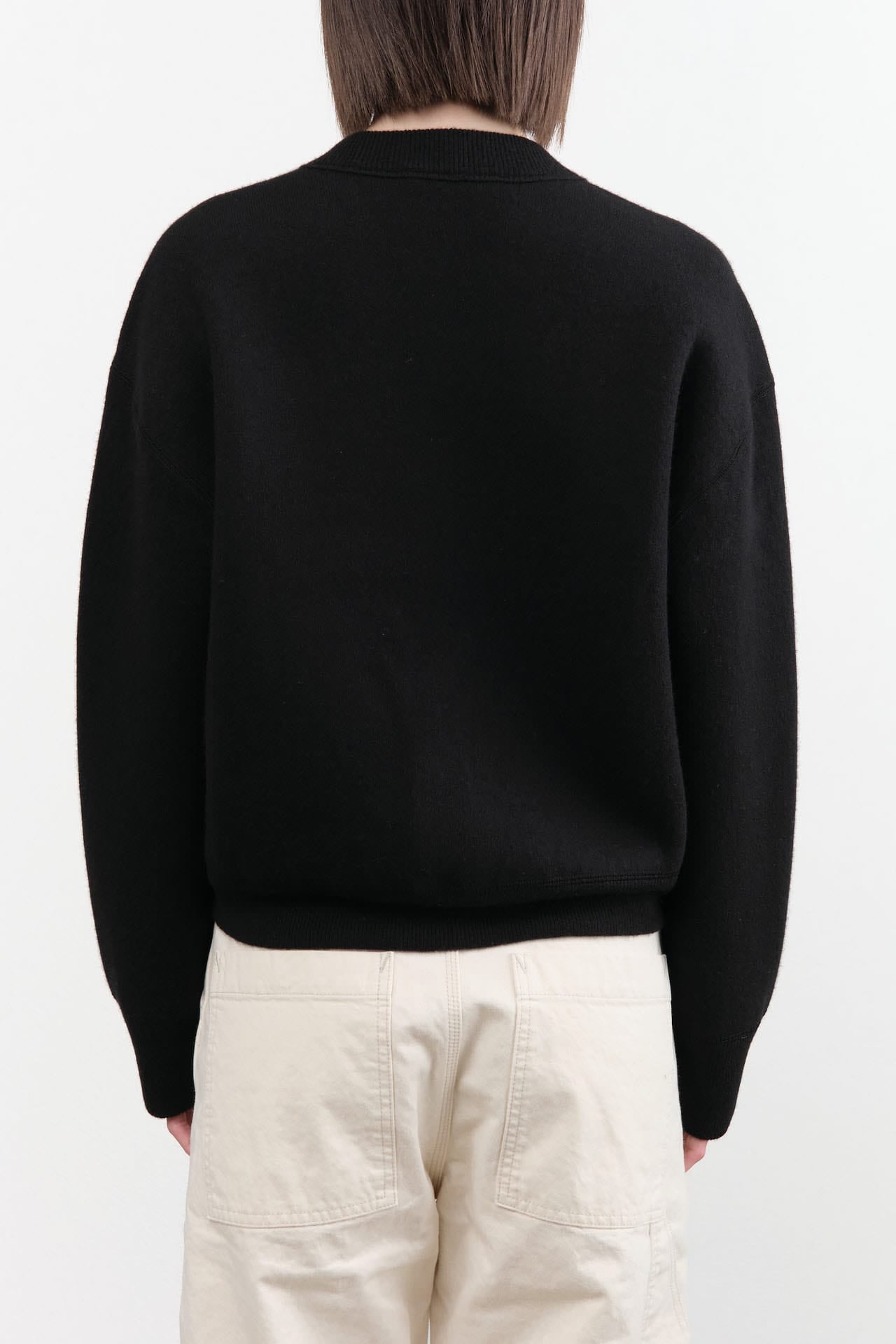 Studio Nicholson Apparel Womens Sweaters Arvine Crew Neck Cardigan