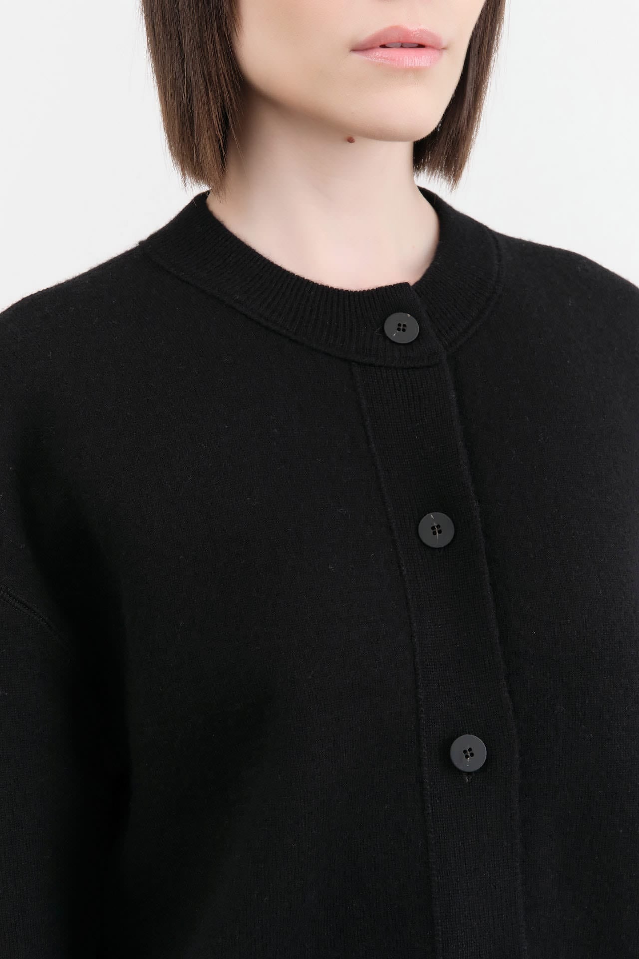 Studio Nicholson Apparel Womens Sweaters Arvine Crew Neck Cardigan