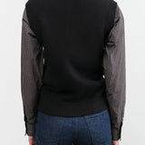 Studio Nicholson Apparel Womens Sweaters Aurel Crew Neck Half Placket Vest
