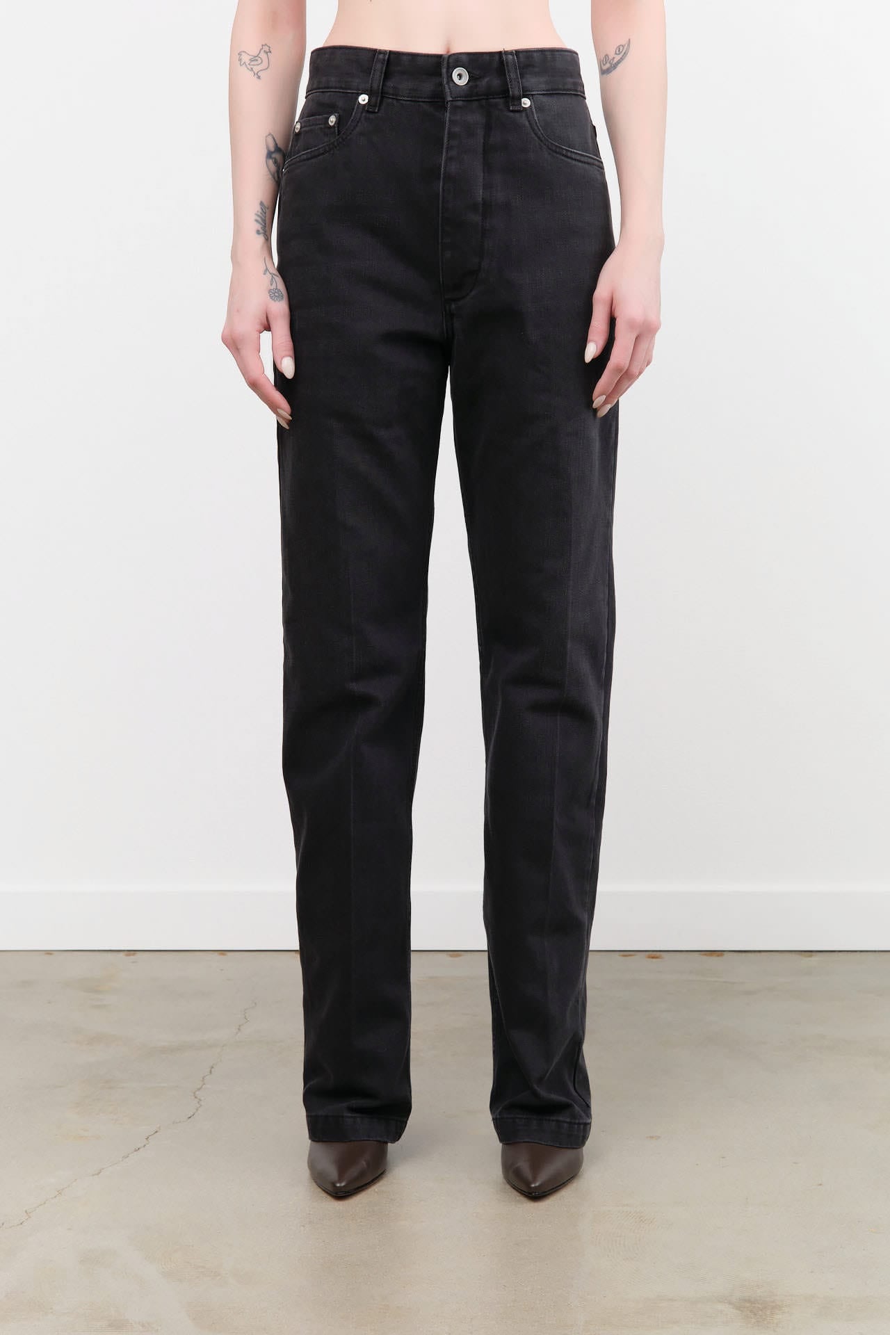 Studio Nicholson Apparel Womens Denim Barra Square Pocket Jean