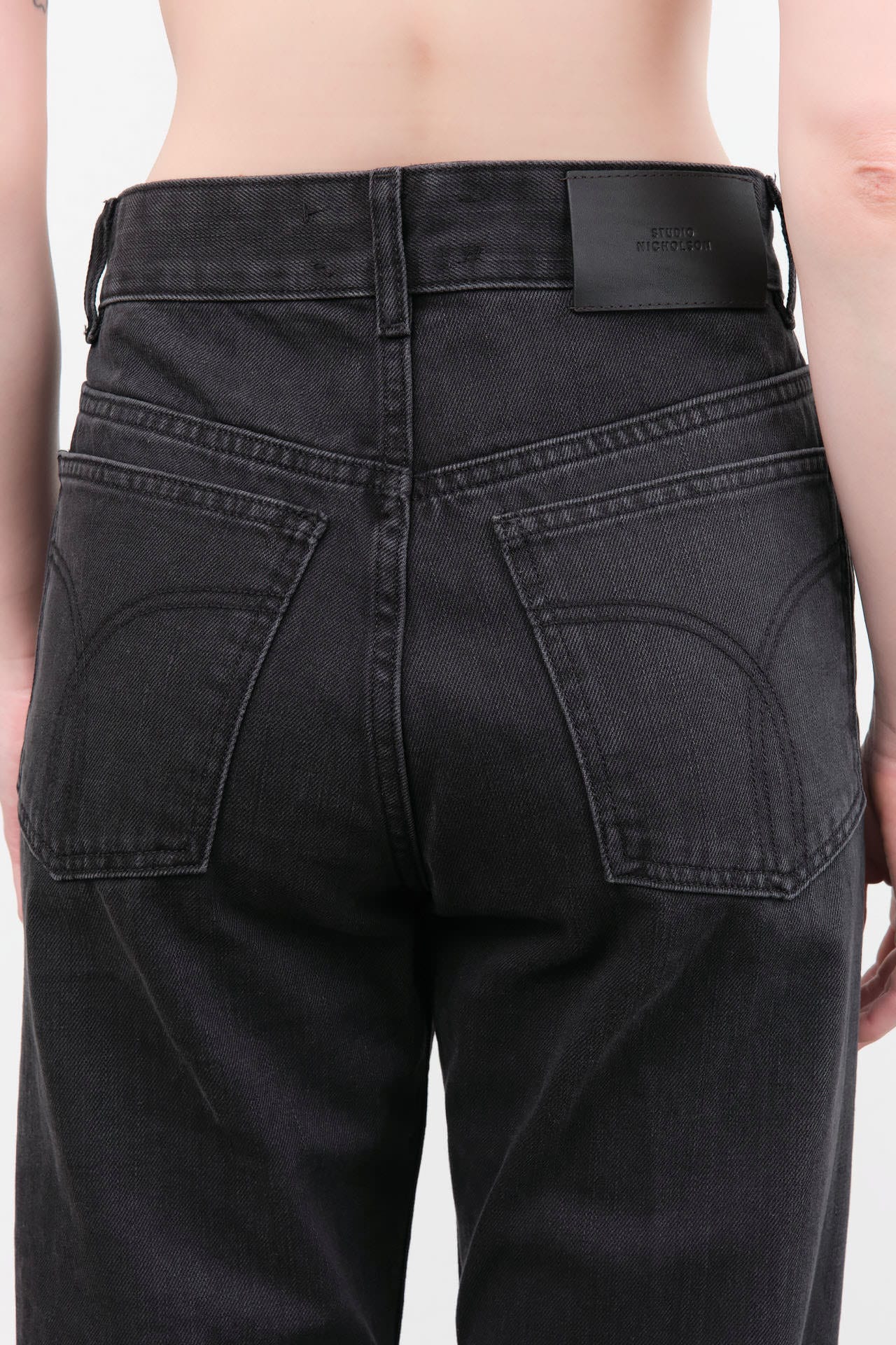 Studio Nicholson Apparel Womens Denim Barra Square Pocket Jean