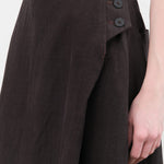 Studio Nicholson Apparel Womens Skirts Bryde Deep Pleat Curved Skirt