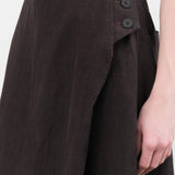 Studio Nicholson Apparel Womens Skirts Bryde Deep Pleat Curved Skirt